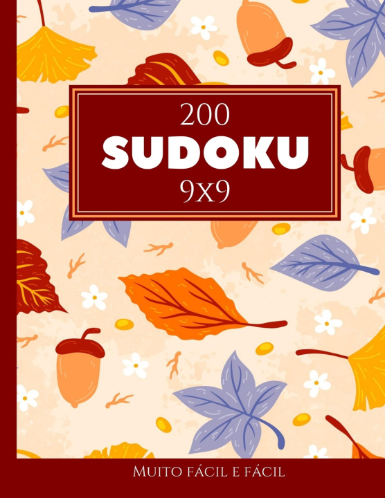 Knjiga 200 Sudoku 9x9 muito facil e facil Vol. 8 Media PT Morari Media PT