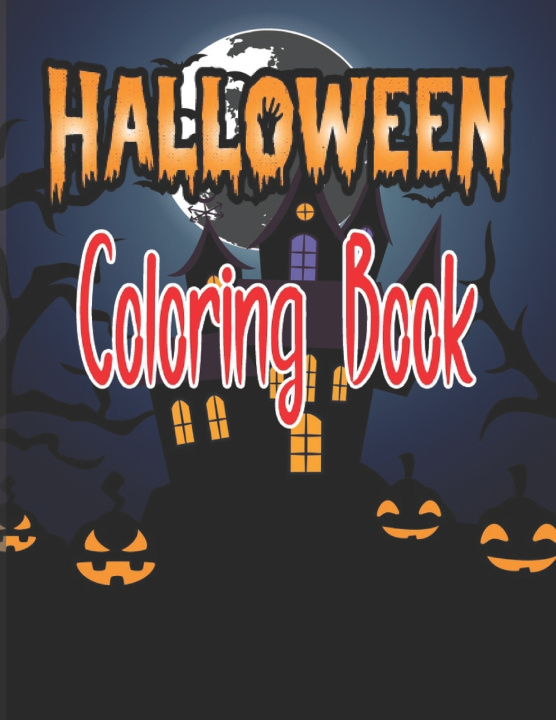 Knjiga Halloween Coloring Book Mark zozo