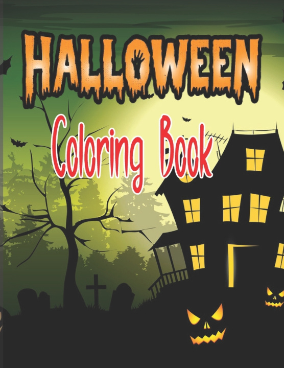 Knjiga Halloween Coloring Book Mark zozo