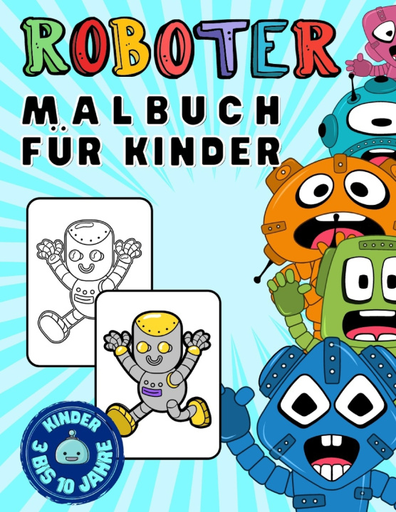 Knjiga Roboter Malbuch MOCO-EDITIONS