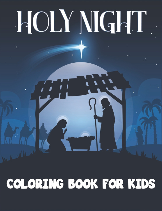 Książka Holy Night Coloring Book for Kids Publications RR Publications