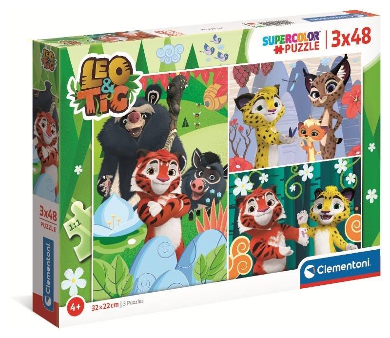 Książka Puzzle 3w1 super kolor Leo&Tig 25270 