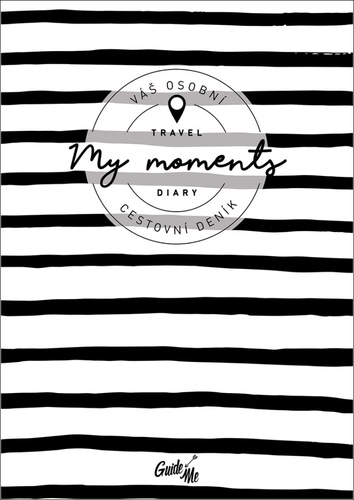 Carte Cestovní deník My Moments / pruhovaný 