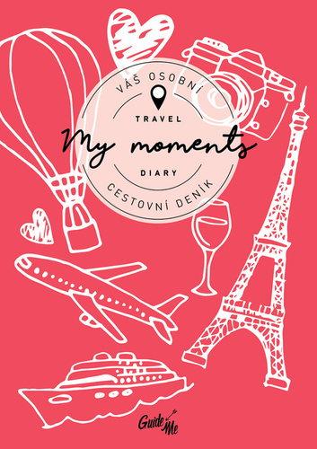 Papírenské zboží Cestovní deník My Moments / červený 