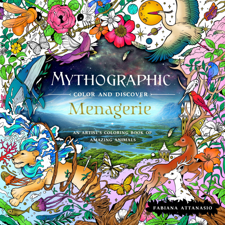 Book Mythographic Color and Discover: Menagerie Fabiana Attanasio