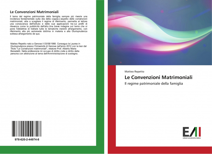 Knjiga Le Convenzioni Matrimoniali 