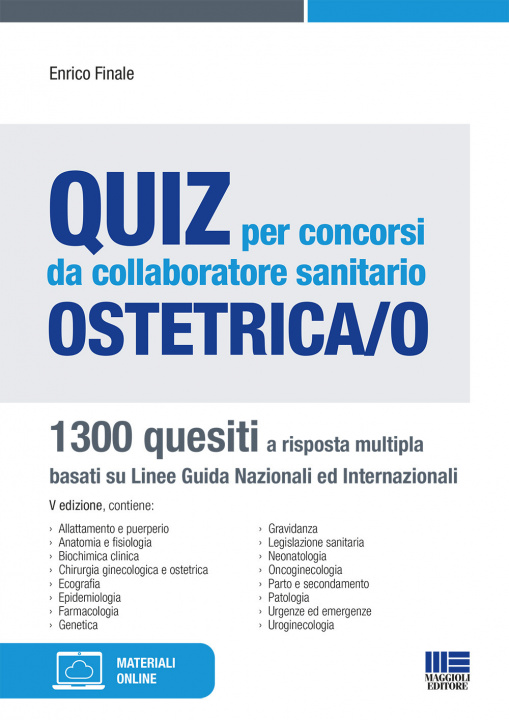 Книга Quiz per concorsi da collaboratore sanitario ostetrica/o Enrico Finale