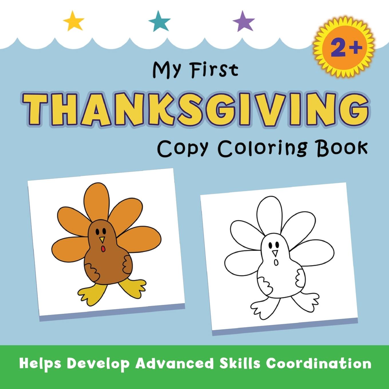 Kniha My First Thanksgiving Copy Coloring Book 