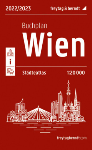 Kniha Wien, Buchplan 1:20.000, freytag & berndt 