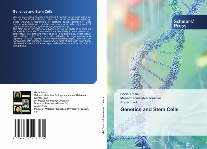 Knjiga Genetics and Stem Cells Maziar Karimzadeh Jouzdani