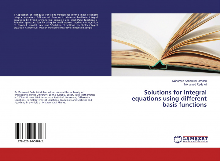 Knjiga Solutions for integral equations using different basis functions Mohamed Reda Ali