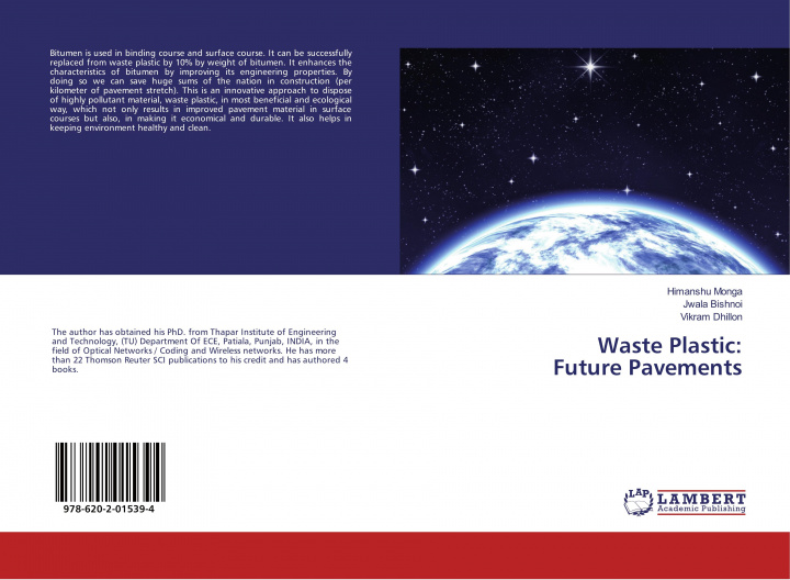 Knjiga Waste Plastic: Future Pavements Jwala Bishnoi