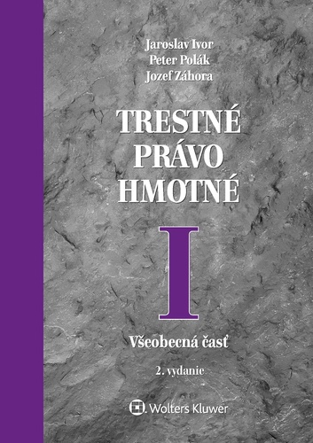 Book Trestné právo hmotné I Jaroslav Ivor