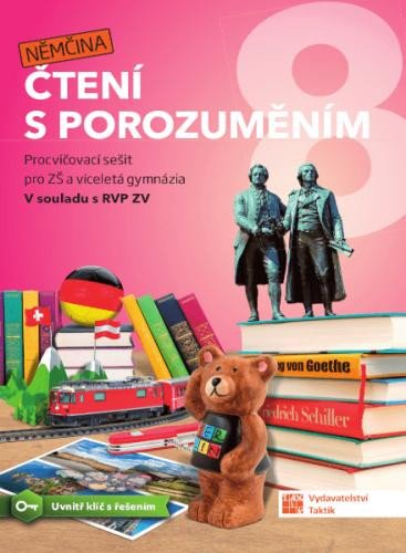Kniha Čtení s porozuměním pro ZŠ a víceletá gymnázia 8 - Němčina 