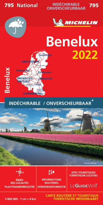 Carte Bénelux 2022 - Indéchirable / Benelux 2022 - Onverscheurbaar 