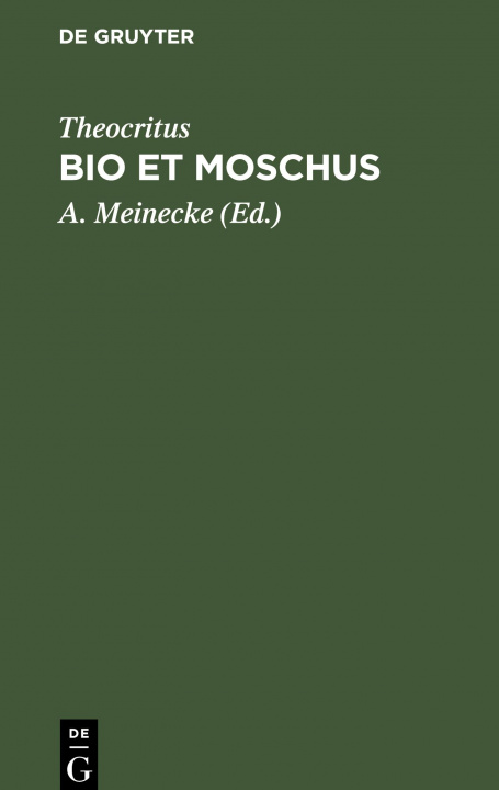 Kniha Bio et Moschus 