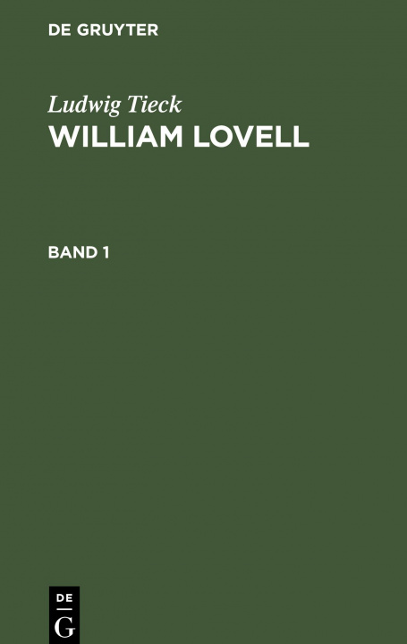 Knjiga William Lovell No Contributor