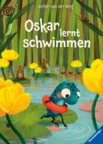 Carte Oskar lernt schwimmen Esther van den Berg