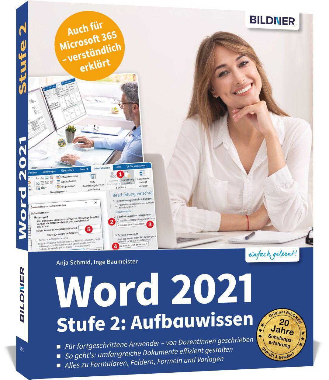 Kniha Word 2021 - Stufe 2: Aufbauwissen Inge Baumeister