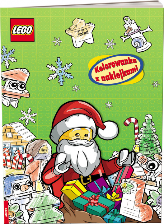 Book Lego iconic Kolorowanka z naklejkami NA-6602 Opracowanie Zbiorowe