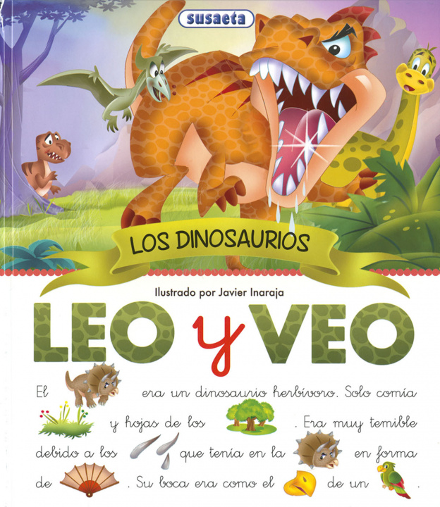 Knjiga LOS DINOSAURIOS Leo y veo 