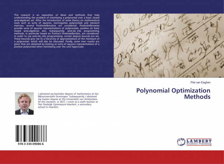 Knjiga Polynomial Optimization Methods 