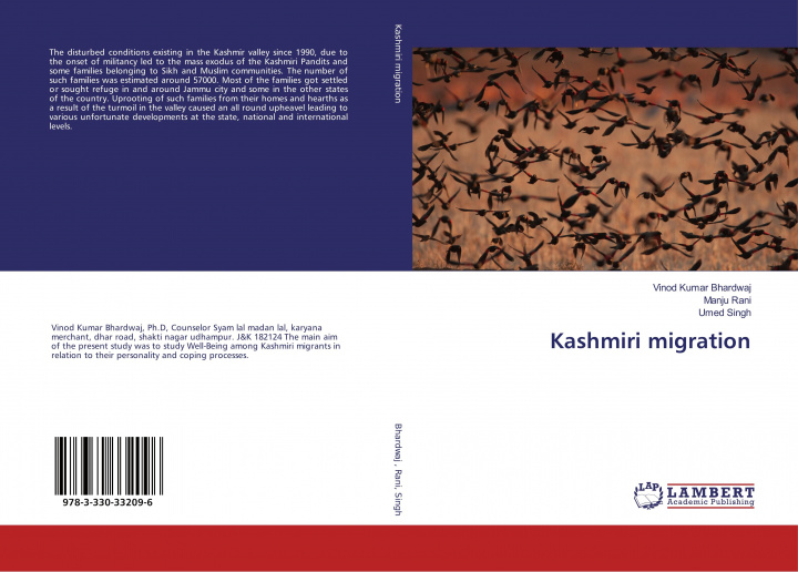 Knjiga Kashmiri migration Manju Rani