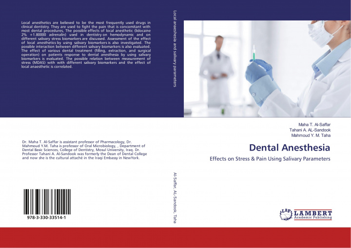 Könyv Dental Anesthesia Tahani A. Al-Sandook
