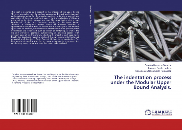 Knjiga The indentation process under the Modular Upper Bound Analysis. Lorenzo Sevilla Hurtado
