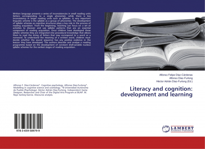 Knjiga Literacy and cognition: development and learning Alfonso Díaz-Furlong