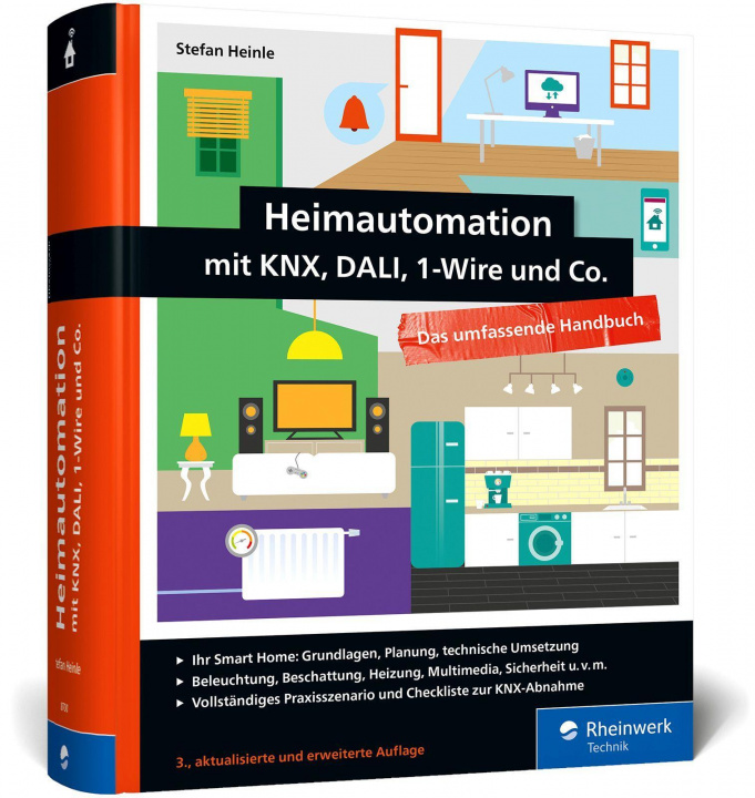 Kniha Heimautomation mit KNX, Dali, 1-Wire und Co. 