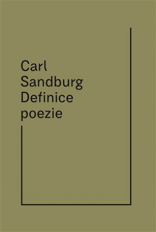 Book Definice poezie Carl Sandburg