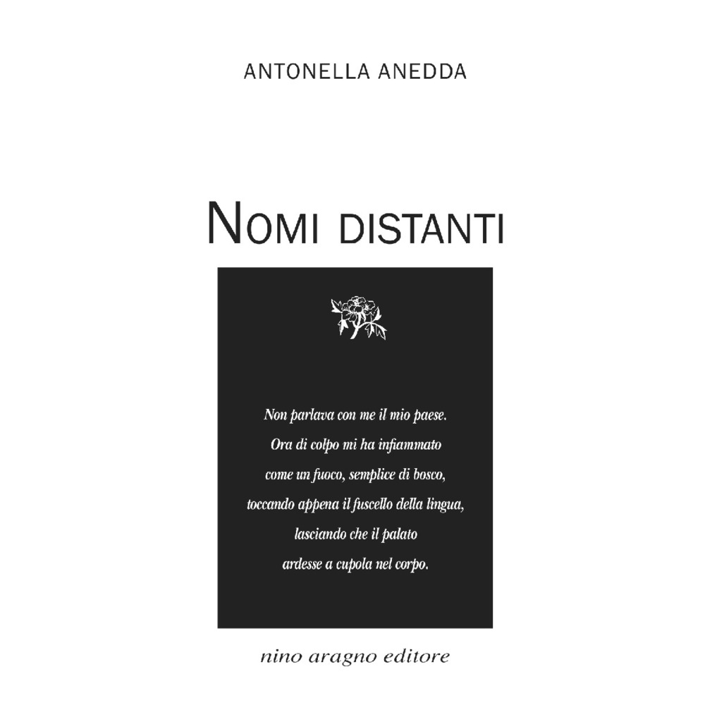 Book Nomi distanti Antonella Anedda