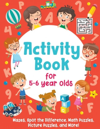 Книга Activity Book For 5-6 Year Olds Smart Little Owl