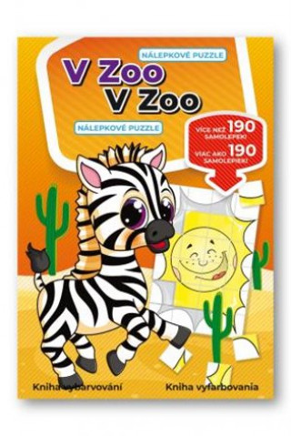 Könyv V zoo Nálepkové puzzle 