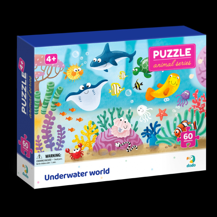 Joc / Jucărie Puzzle 60 Biomy Podwodny świat DOP300378 