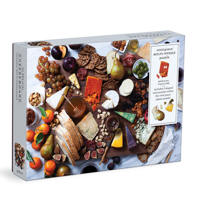 Kniha Art of the Cheeseboard 1000 Piece Multi-Puzzle Puzzle GALISON