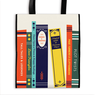 Book Literary Tales Reusable Tote GALISON