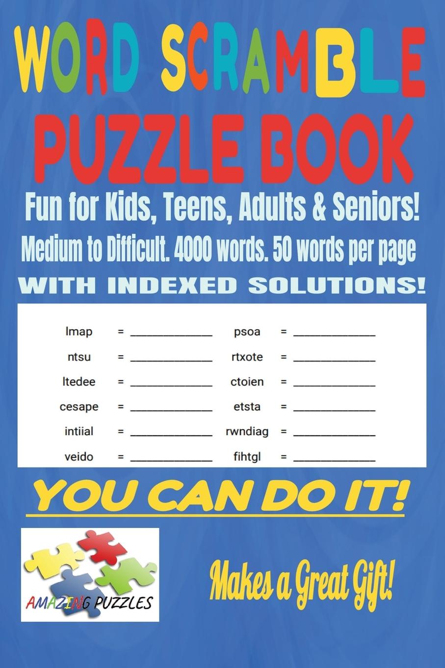 Knjiga Word Scramble Puzzle Book Richard Mann