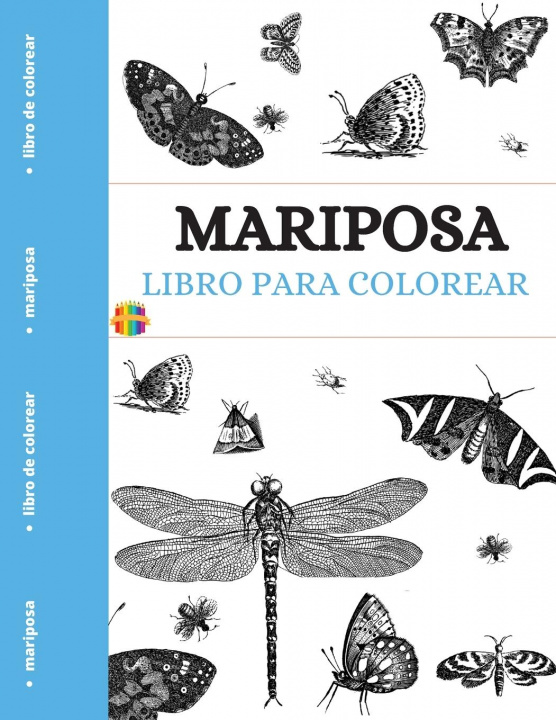 Knjiga Libro Para Colorear Mariposa 
