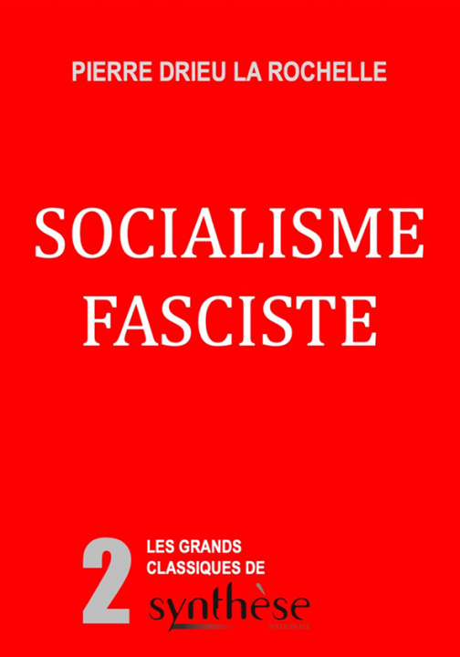 Boek Socialisme fasciste Drieu la Rochelle