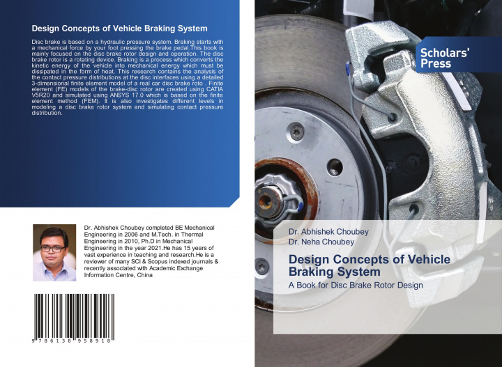 Книга Design Concepts of Vehicle Braking System Neha Choubey