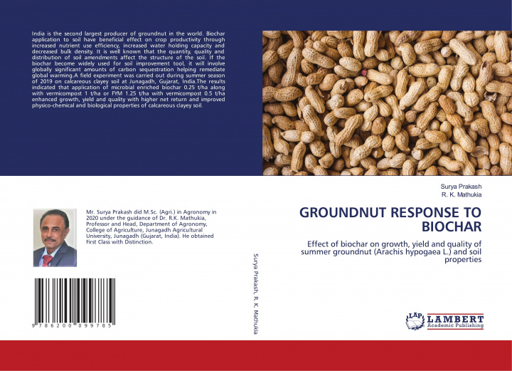 Libro GROUNDNUT RESPONSE TO BIOCHAR R. K. Mathukia