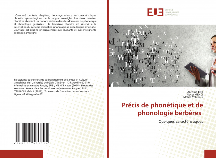 Knjiga Precis de phonetique et de phonologie berberes Nacer Mehdi