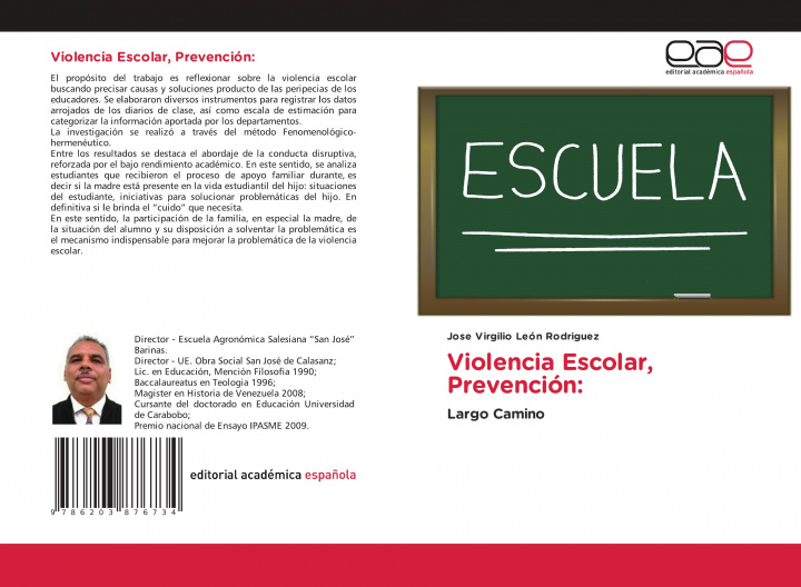 Knjiga Violencia Escolar, Prevencion Jose Virgilio León Rodriguez