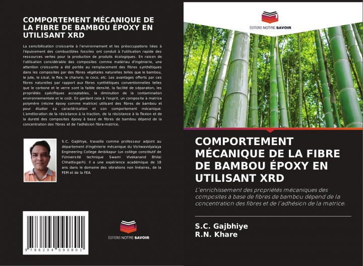 Kniha Comportement Mecanique de la Fibre de Bambou Epoxy En Utilisant Xrd R. N. Khare