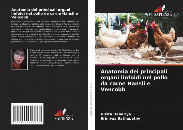 Książka Anatomia dei principali organi linfoidi nel pollo da carne Hansli e Vencobb Srinivas Sathapathy