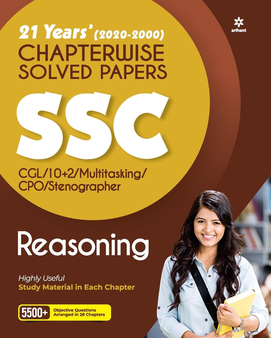Knjiga Ssc Chapterwise Solved Papers Reasoning 2021 Meeni Tiwari