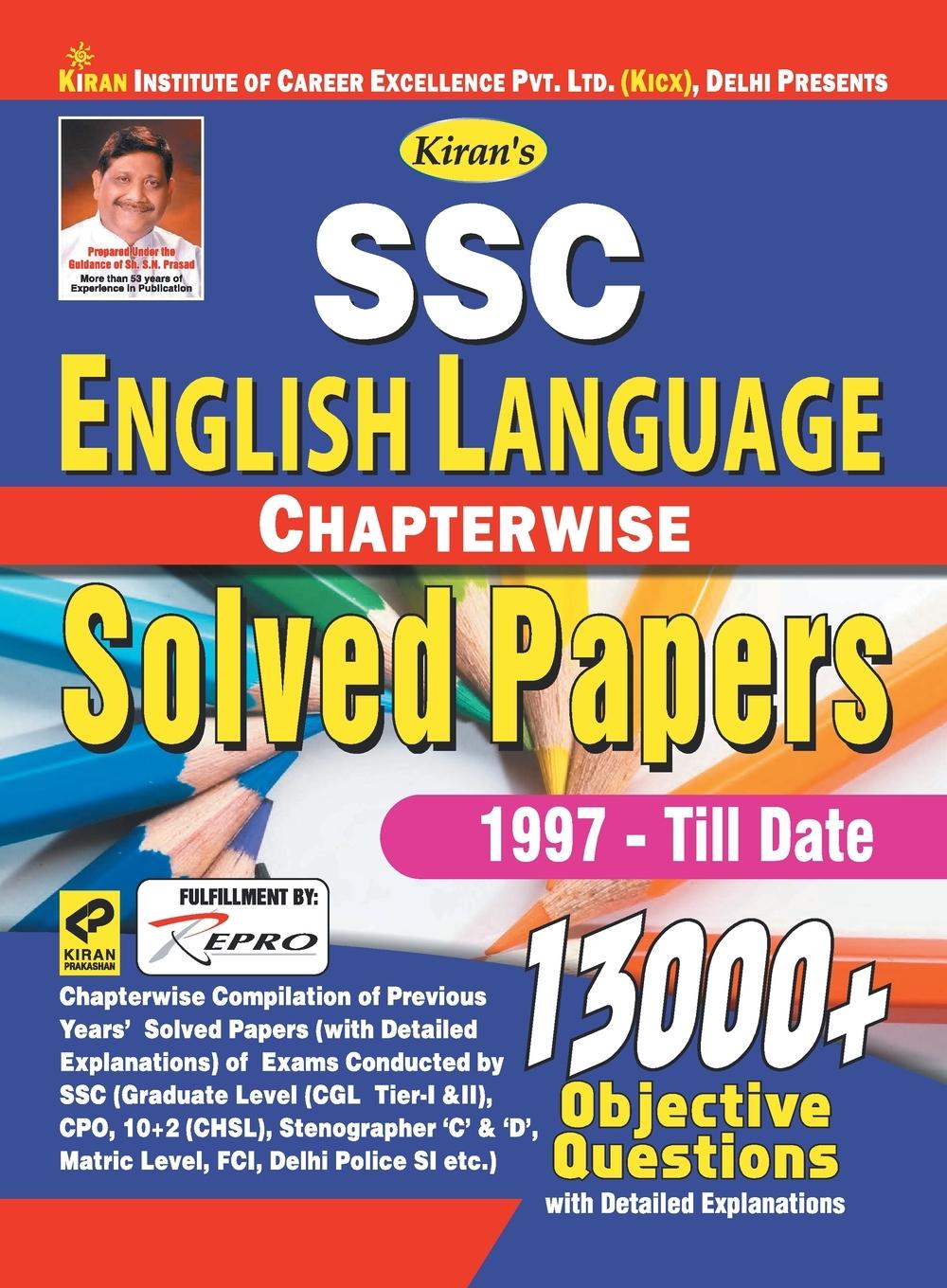 Knjiga Kiran Ssc English Language Chapterwise Solved Papers 1997 Till Date 13000+ Objective Questions 