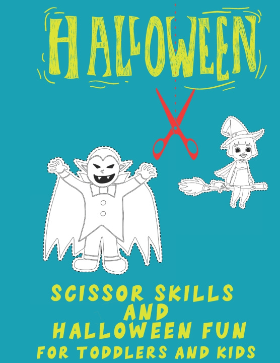 Kniha Halloween Scissor Skills Tom Ubon